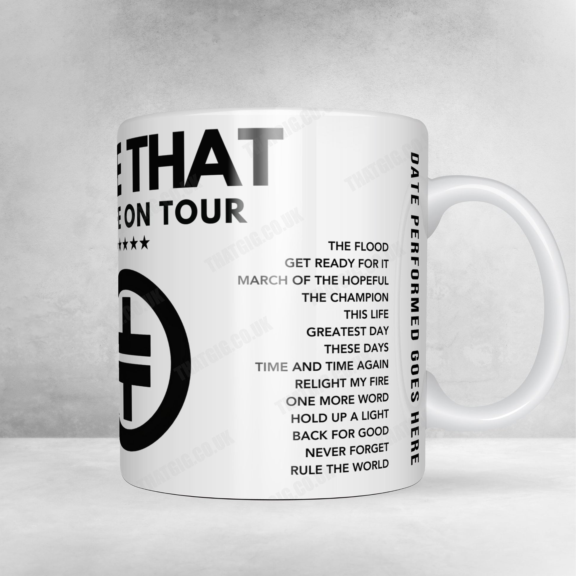 Take That Setlist Poster - First Direct Arena Leeds - April 17th, 2024