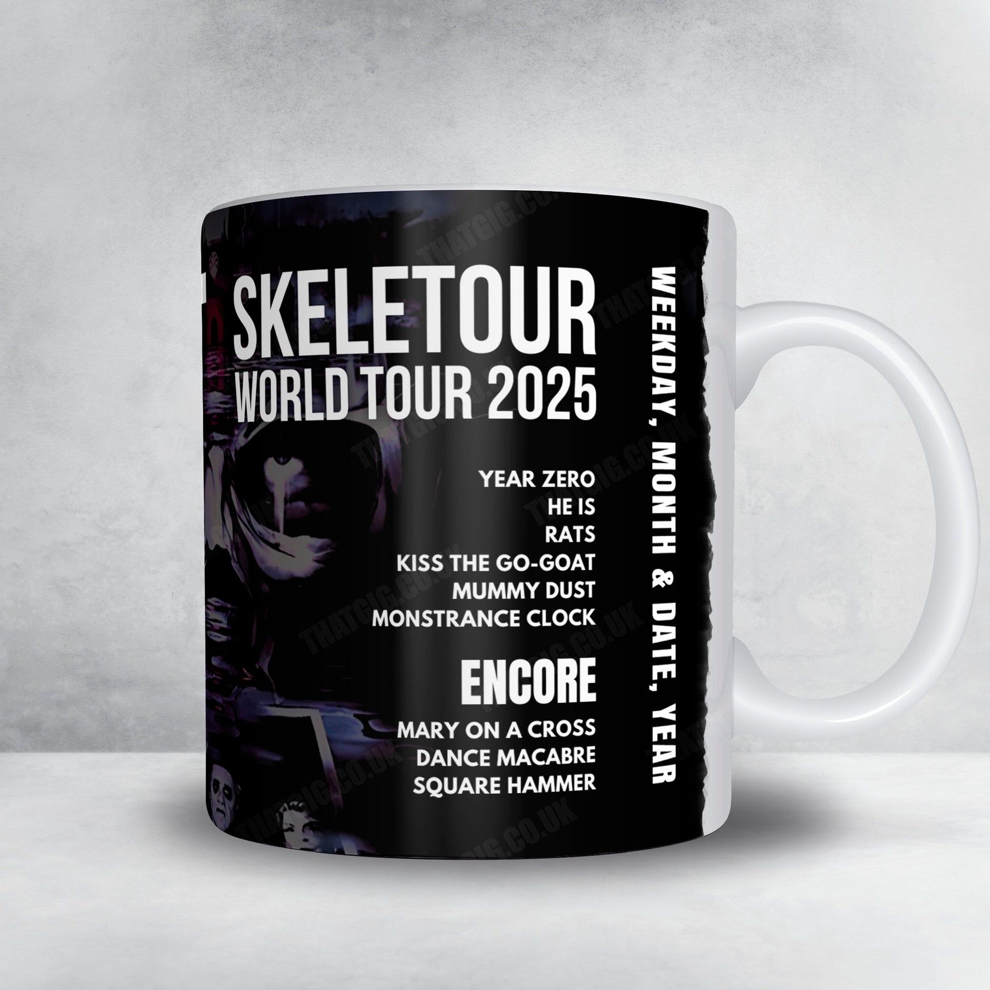 Ghost Setlist Mug - Hallenstadion, Zurich - May 3rd, 2025
