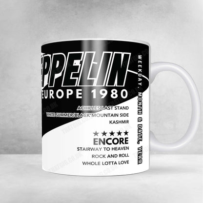 Led Zeppelin Setlist Mug - Madison Square Garden, New York - May 14th, 1988