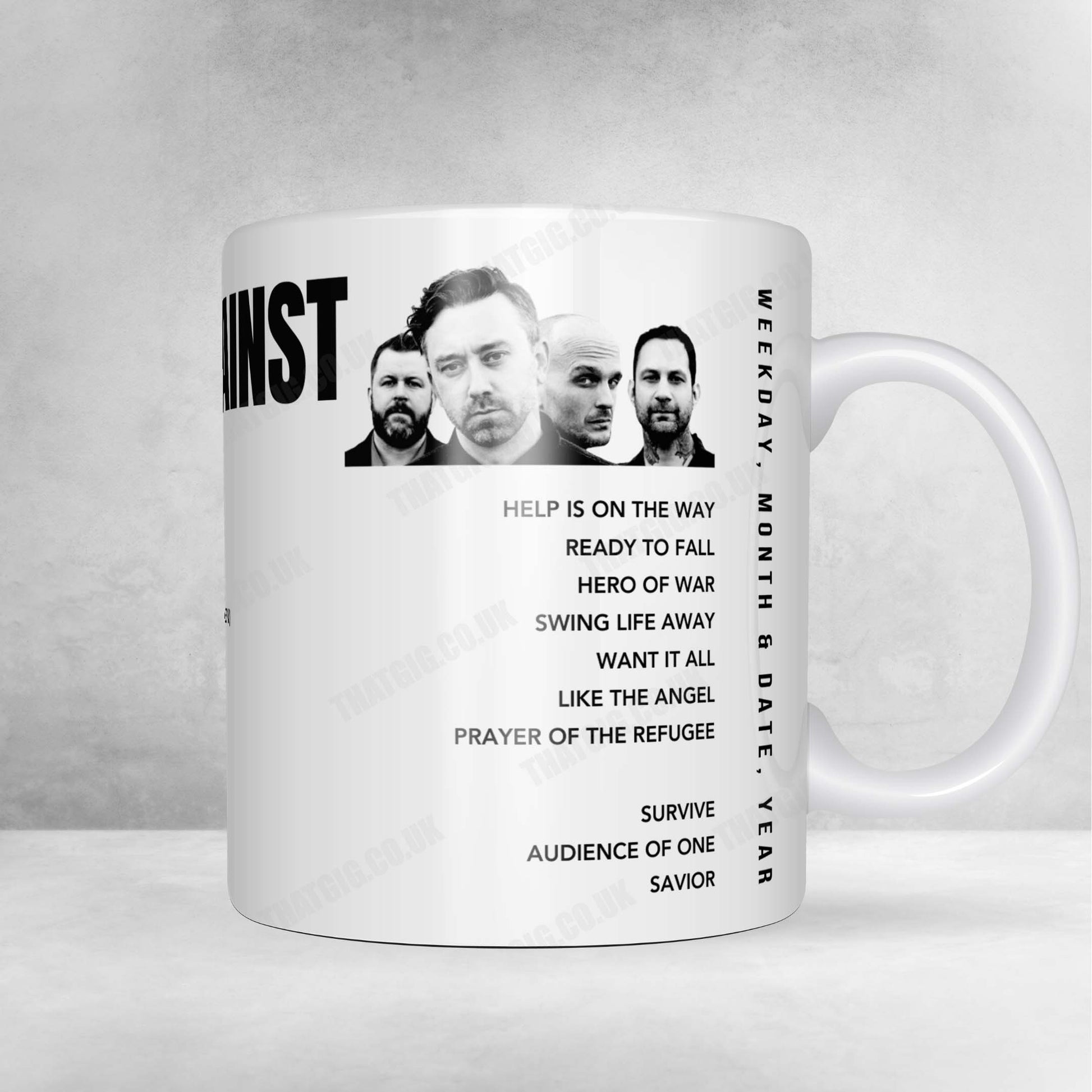Rise Against Setlist Poster - PRYZM Kingston upon Thames - November 17th, 2021