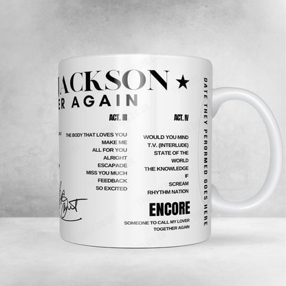 Janet Jackson Setlist Poster - CFG Bank Arena, Baltimore - July 13th, 2024