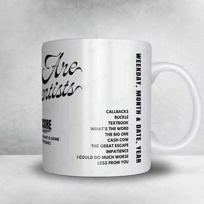 We Are Scientists Setlist Mug - Union Stage, Washington - December 8th, 2023