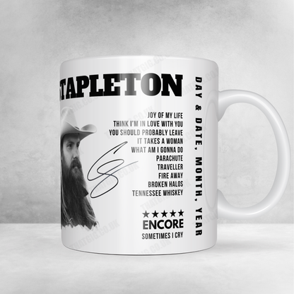 Chris Stapleton Setlist Poster - Madison Square Garden, New York - July 25th, 2025