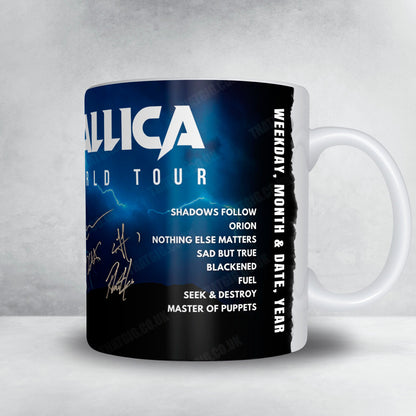 Metallica Setlist Mug - Lincoln Financial Field, Philadelphia - May 23rd, 2025