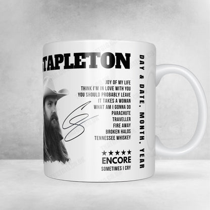 Chris Stapleton Setlist Poster - Soldier Field, Chicago - July 20th, 2024