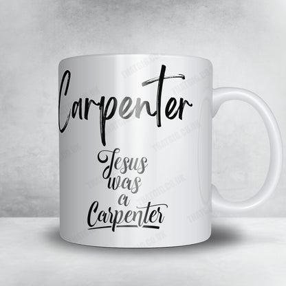 Sabrina Carpenter "Jesus Was a Carpenter" Mug Quote