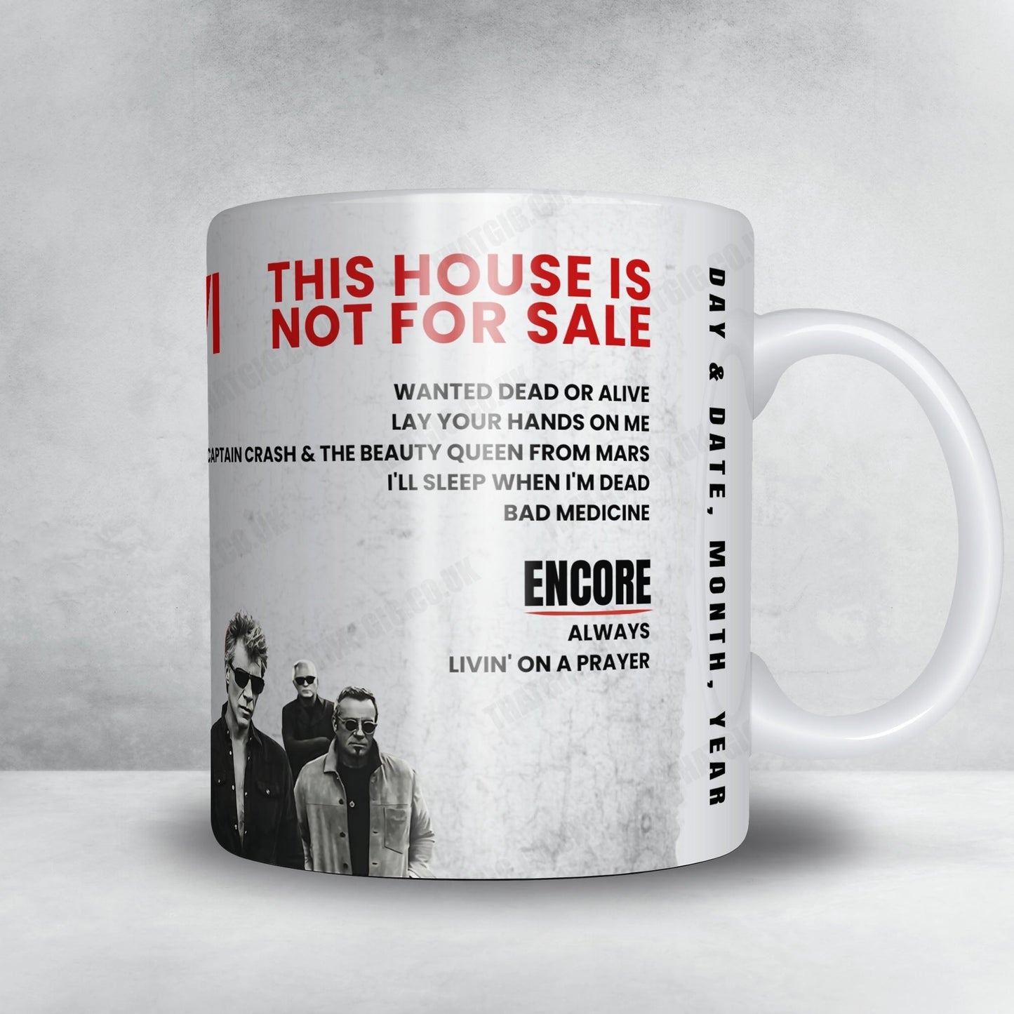 Bon Jovi Setlist Mug - Anfield, Liverpool - June 19th, 2019