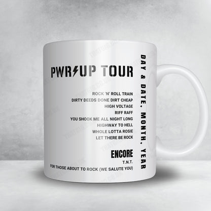 AC/DC Setlist Mug - Veltins-Arena, Gelsenkirchen - May 17th, 2024