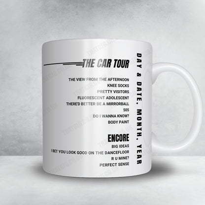Arctic Monkeys Setlist Mug - Festival Site, Glenworth Valley - December 29th, 2022