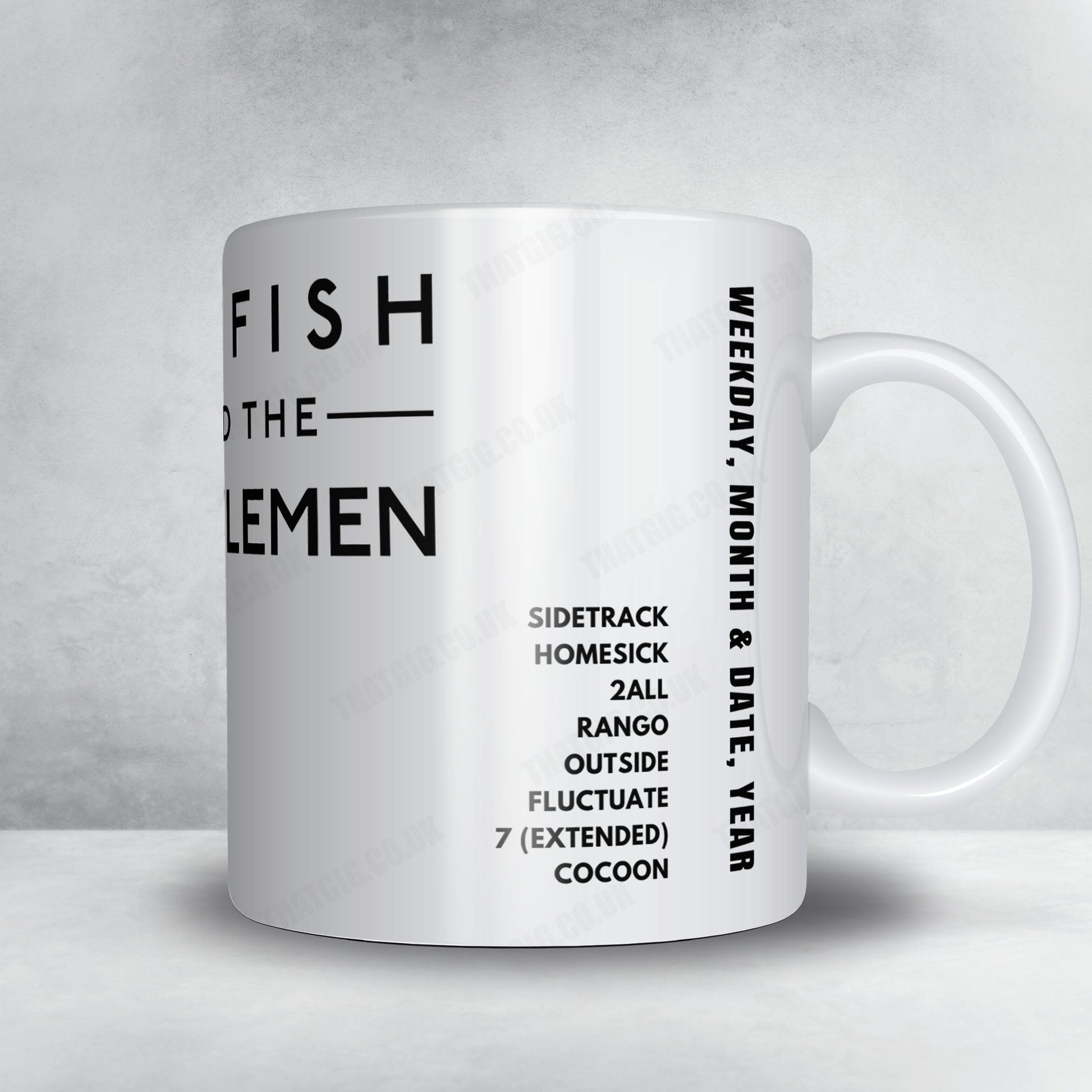 Catfish and the Bottlemen Setlist Mug - Little John's Farm, Reading - August 27th, 2021