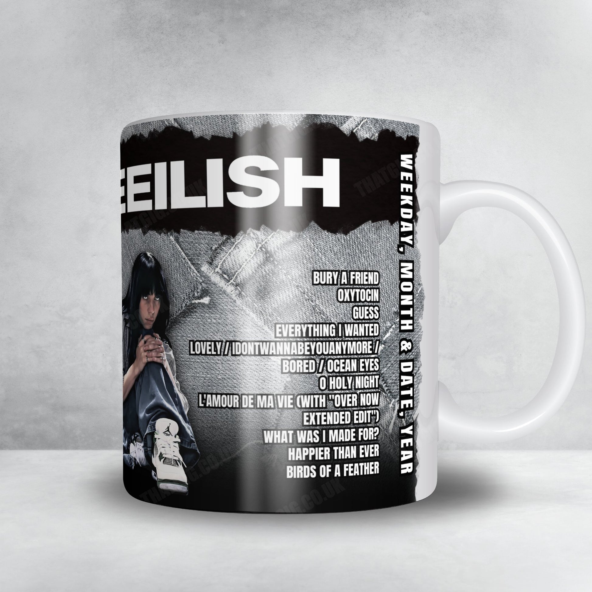 Billie Eilish Setlist Poster - United Center, Chicago - November 13th, 2024