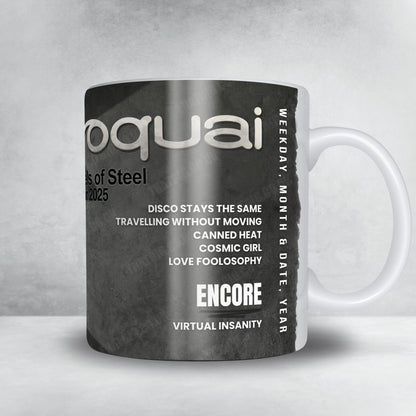 Jamiroquai Setlist Mug - LDLC Arena, Décines-Charpieu - November 8th, 2025