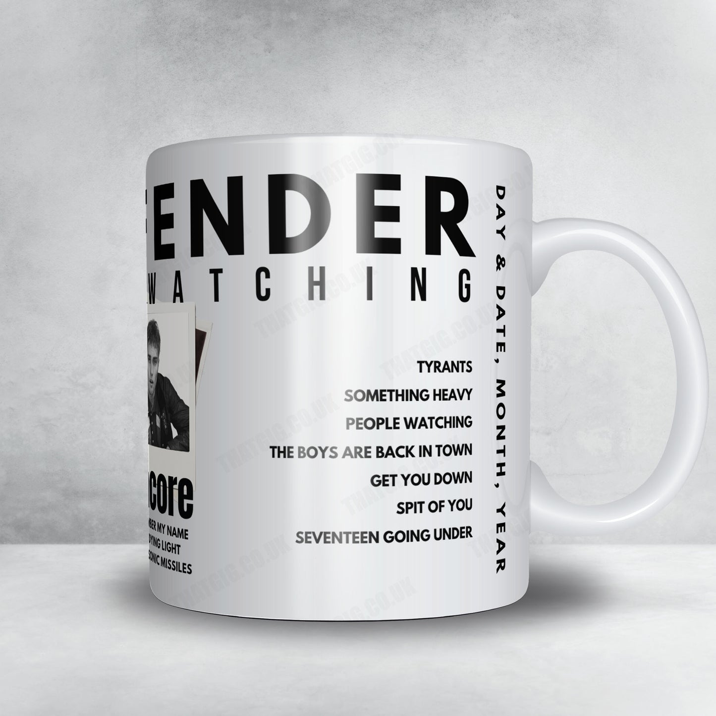 Sam Fender Setlist Poster - Zenith, Munich - March 12th, 2025
