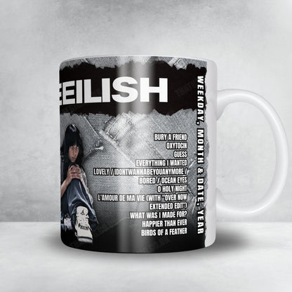 Billie Eilish Setlist Poster - Glastonbury Festival, England - June 24th, 2022