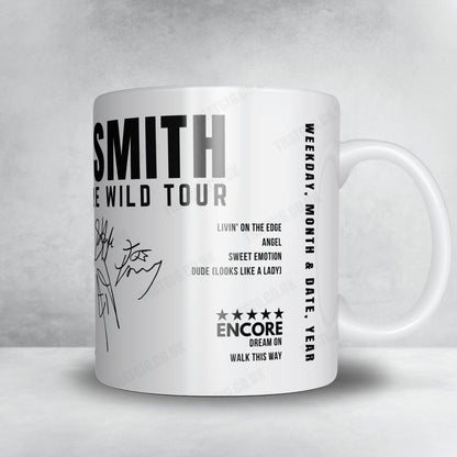 Aerosmith Setlist Mug - Park Theater at Park MGM, Las Vegas - April 8th, 2019