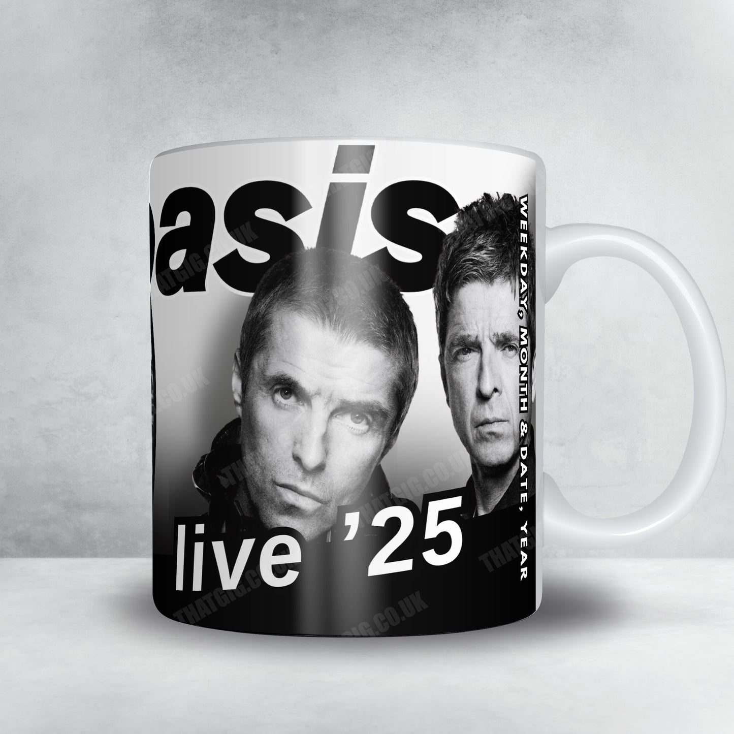 Oasis Setlist Mug - Tokyo Dome, Tokyo - October 26th, 2025