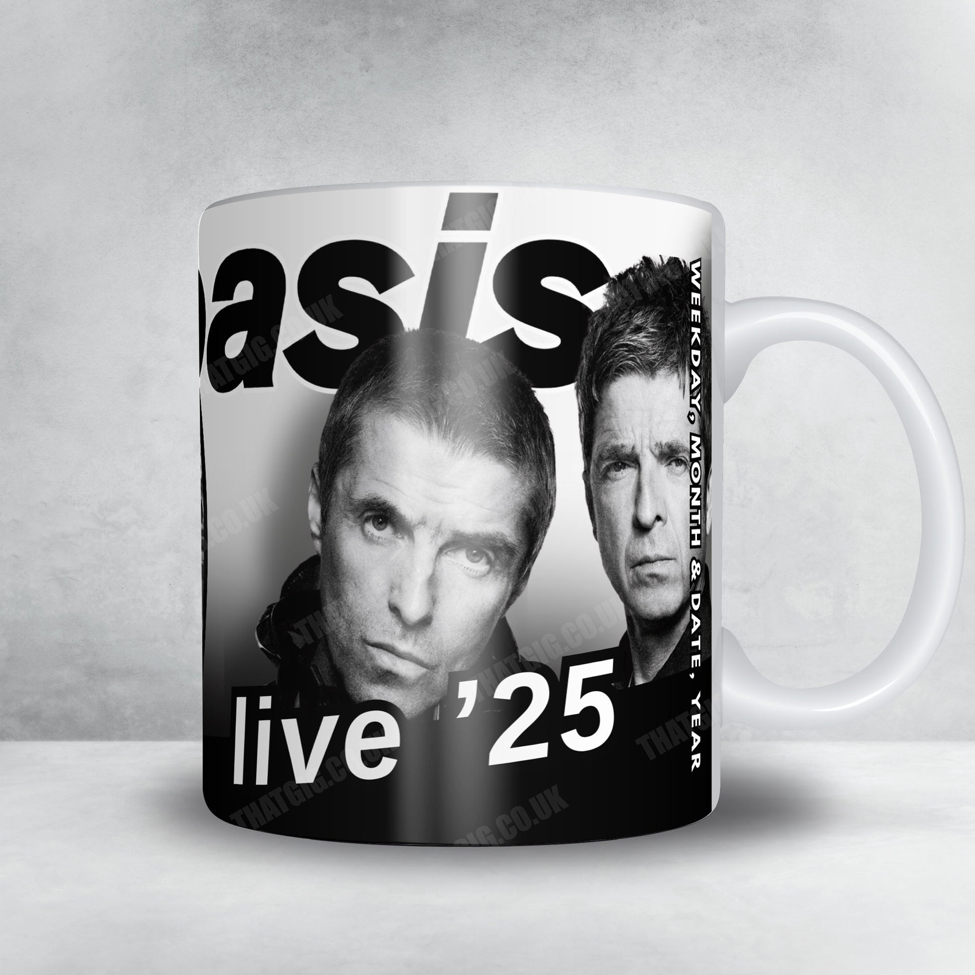 Oasis Setlist Mug - Tokyo Dome, Tokyo - October 26th, 2025