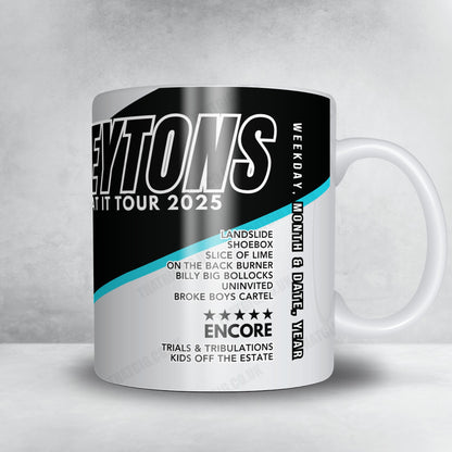 The Reytons Setlist Mug - O2 Academy, Birmingham - February 15th, 2025