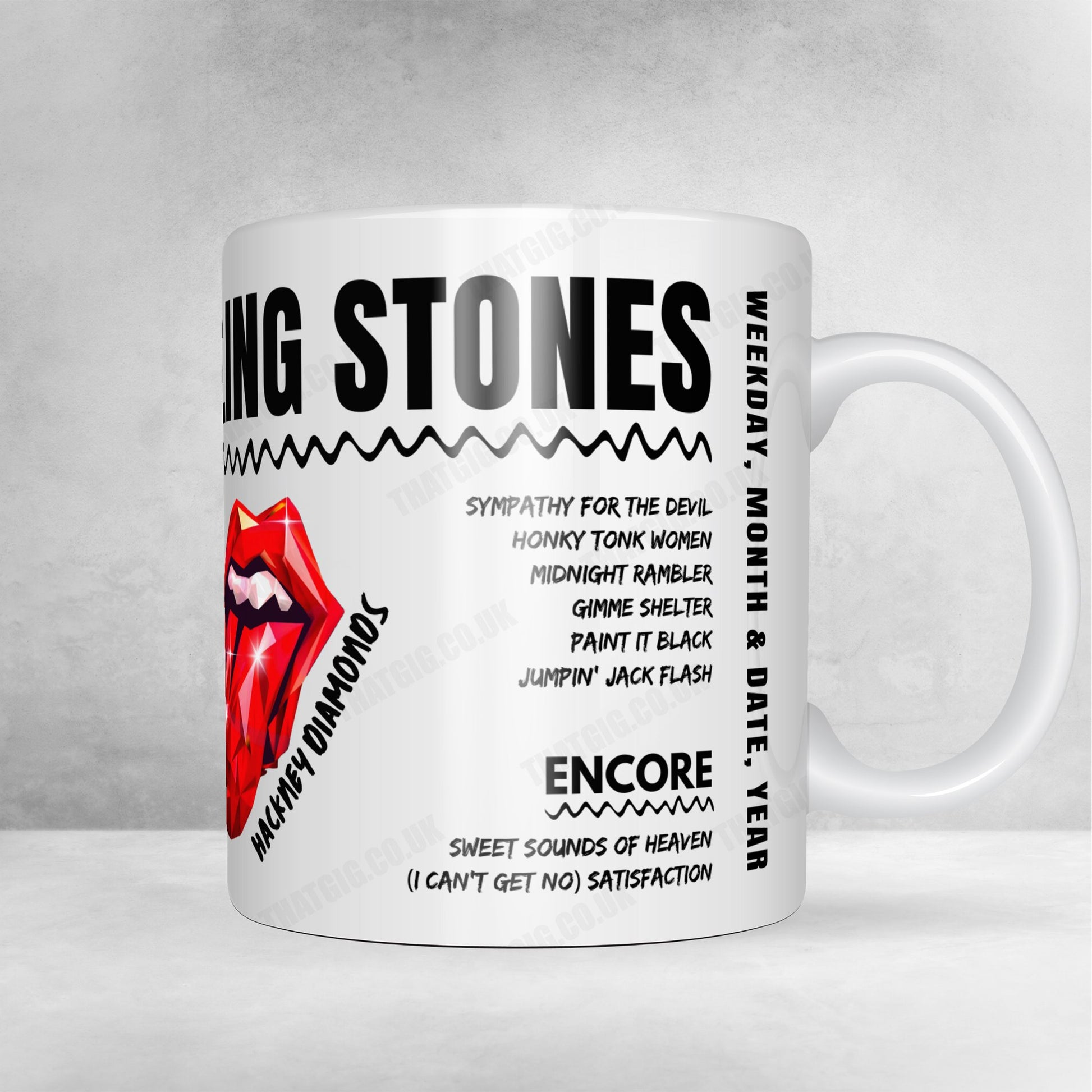 The Rolling Stones Setlist Mug - State Farm Stadium, Glendale, USA - May 7th, 2024