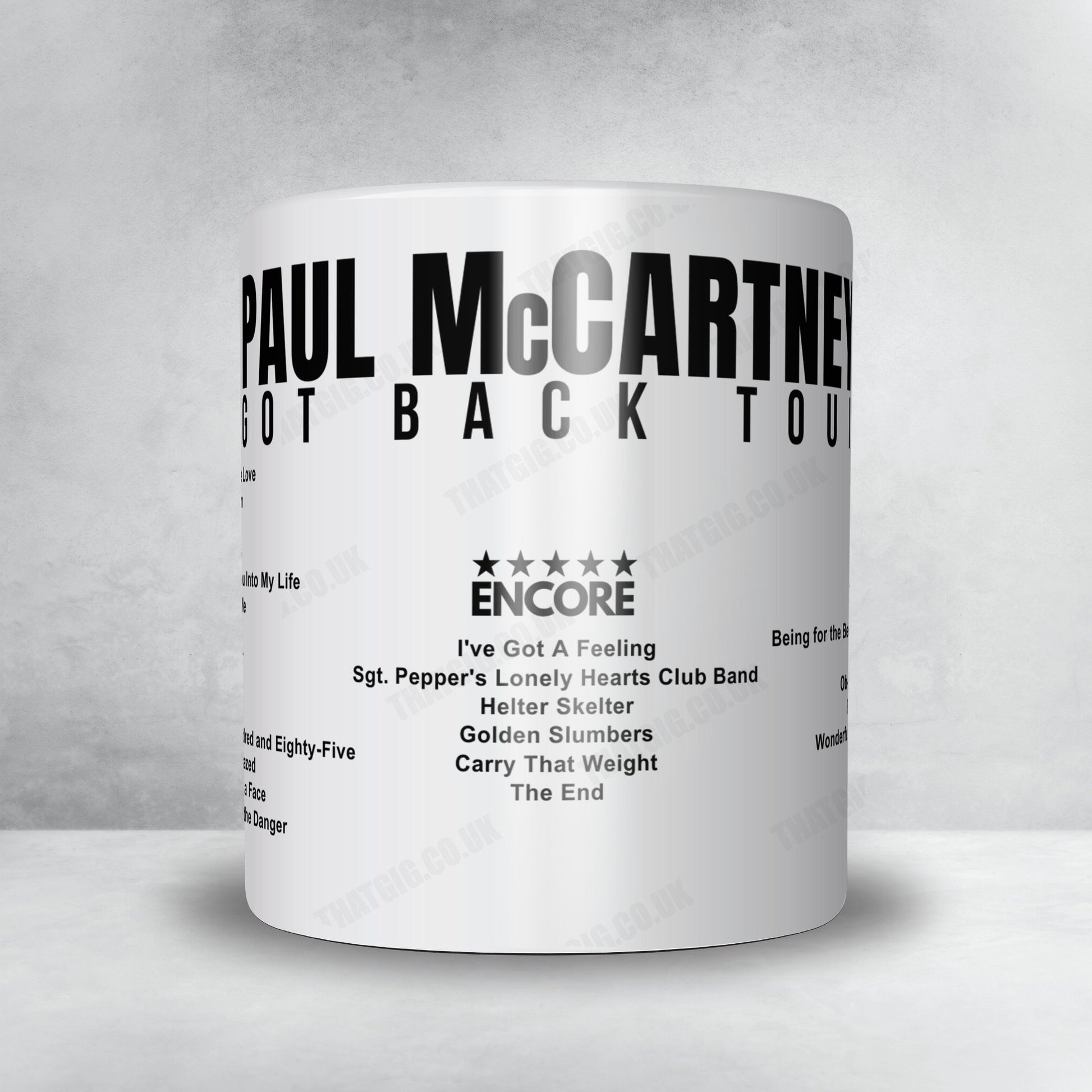 Paul McCartney Setlist Poster - Co-op Live, Manchester - December 14th, 2024