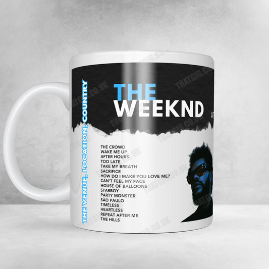 The Weeknd Setlist Mug - Marvel Stadium, Melbourne, Australia - October 6th, 2024