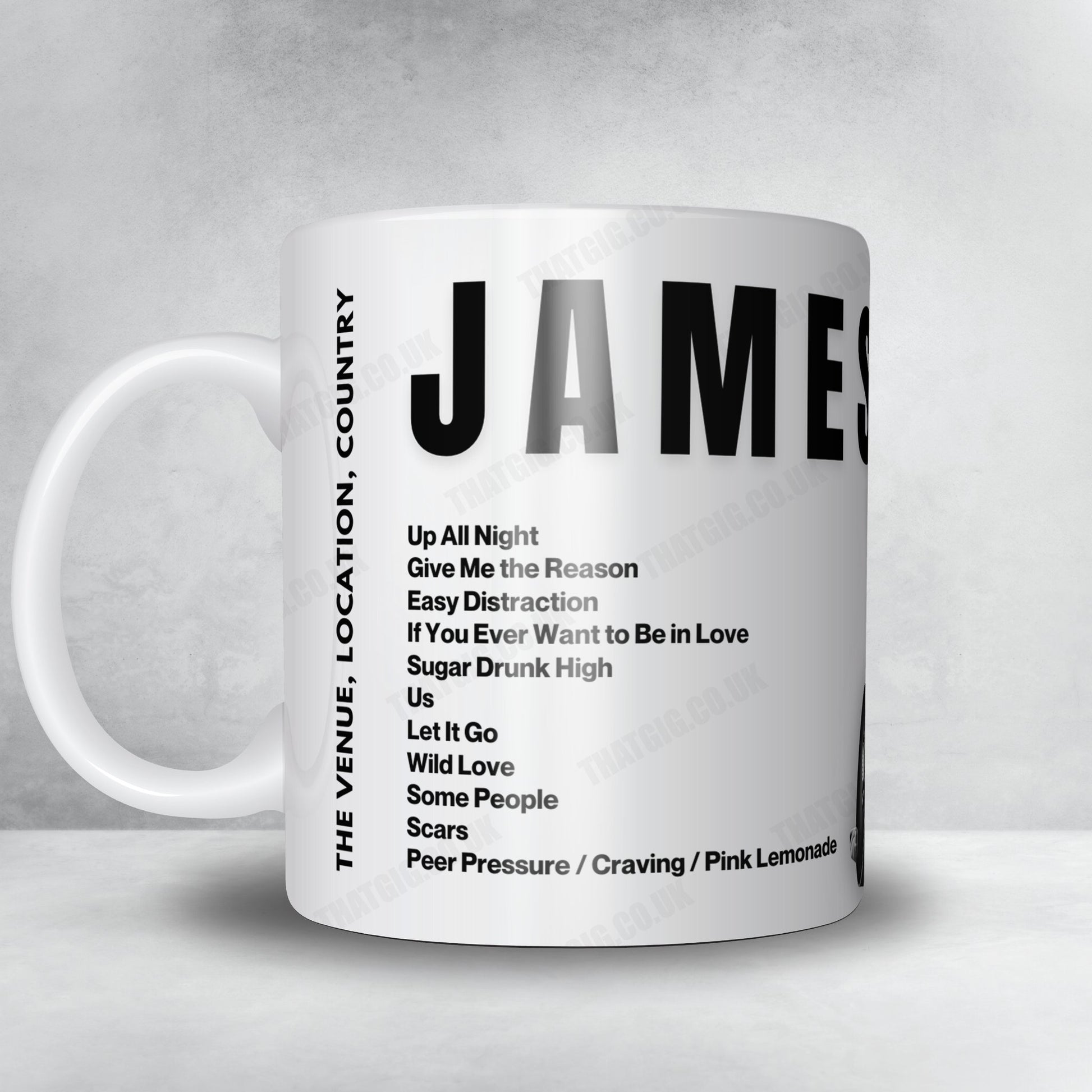 James Bay Setlist Poster - KFC Yum! Center, Louisville - August 31st, 2022