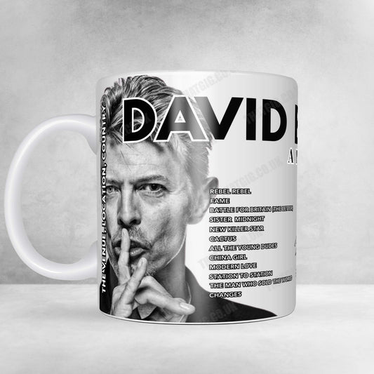David Bowie Setlist Mug - Royal Festival Hall, London - June 29th, 2002