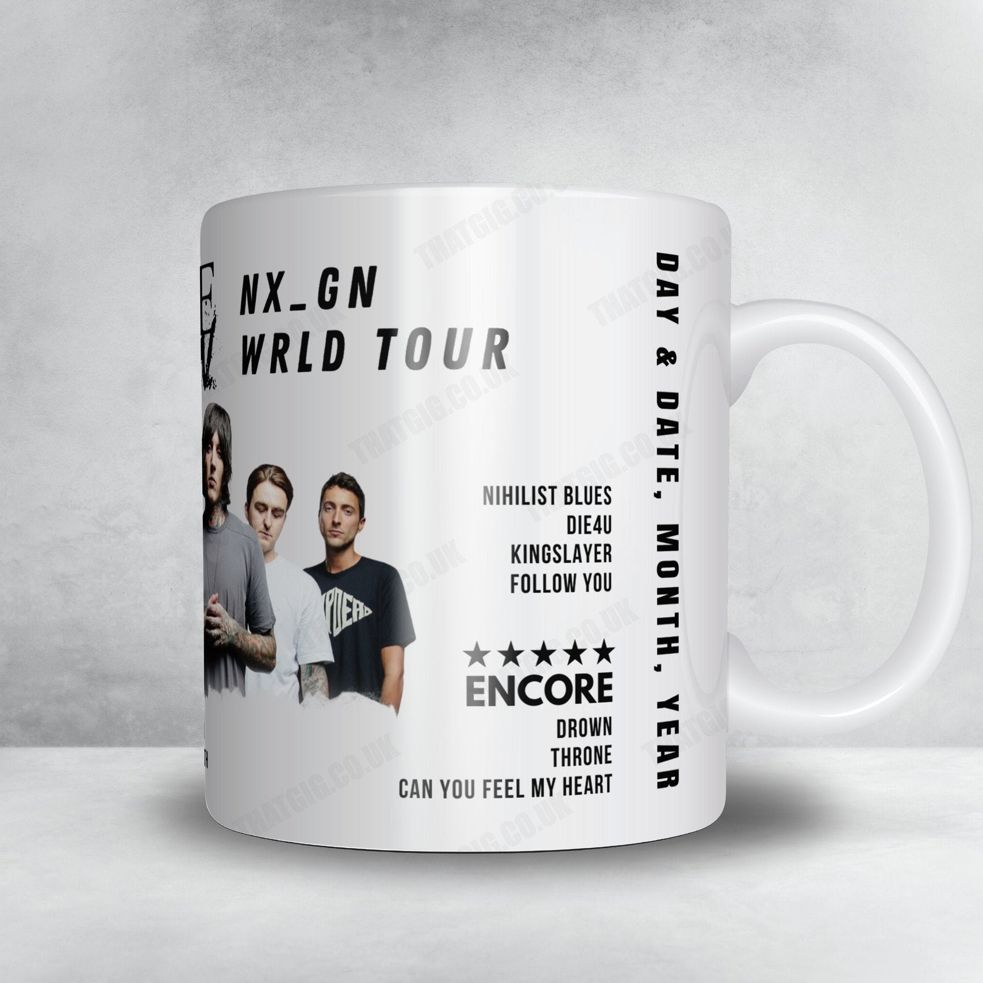 Bring Me the Horizon Setlist Poster - Sick New World Sideshows 2024 - April 26, 2024