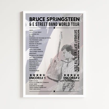Bruce Springsteen USA Theme at Nationals Park, Washington - September 7th 2024