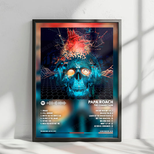 Papa Roach "The Connection " Album Cover Poster - with Complete Tracklist