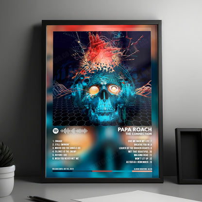 Papa Roach "The Connection " Album Cover Poster - with Complete Tracklist
