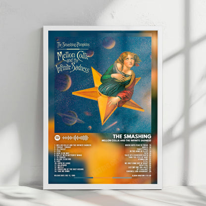 The Smashing Pumpkins "Mellon Collie and the Infinite Sadness" Album Cover Poster - with Complete Tracklist