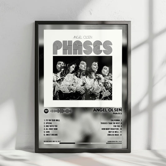 Angel Olsen "Phases" Album Cover Poster - with Complete Tracklist