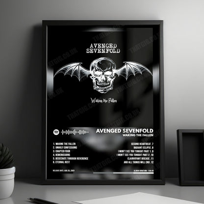 Avenged Sevenfold "Waking The Fallen" Album Cover Poster - with Complete Tracklist
