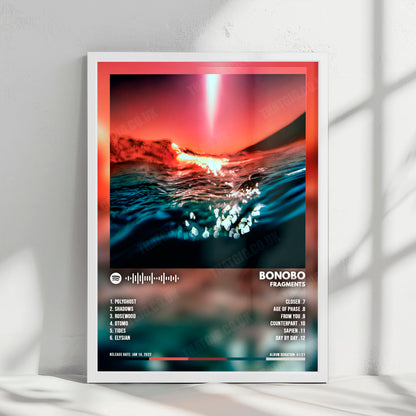 Bonobo "Fragments" Album Cover Poster - with Complete Tracklist