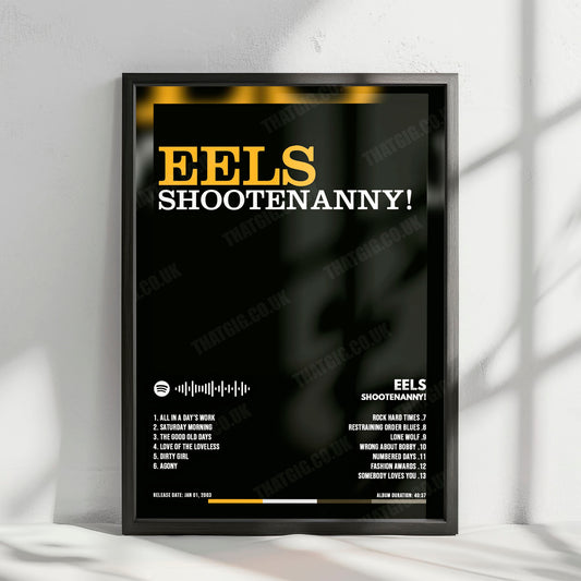 Eels "Shootenanny!" Album Cover Poster - with Complete Tracklist