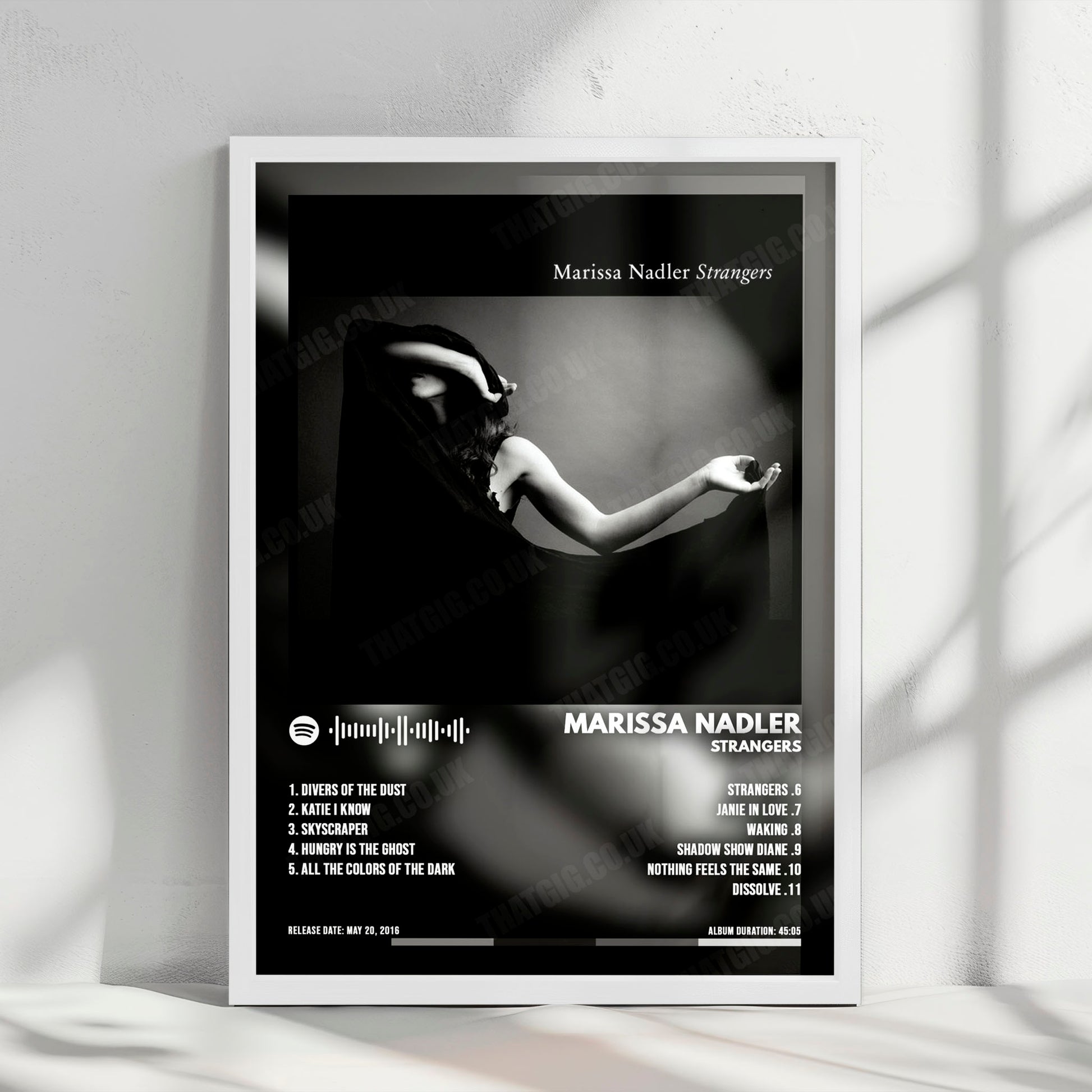 Marissa Nadler "Strangers" Album Cover Poster - with Complete Tracklist