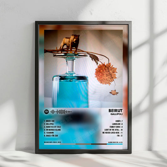 Beirut "Gallipoli" Album Cover Poster - with Complete Tracklist