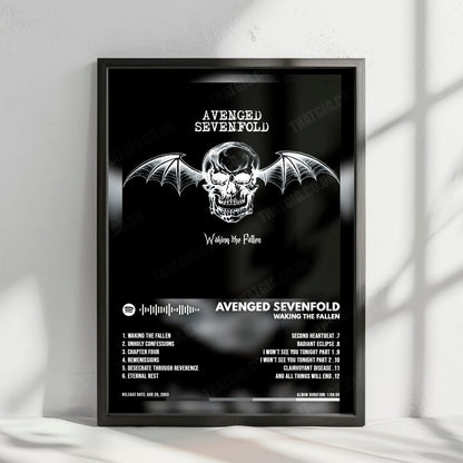 Avenged Sevenfold "Waking The Fallen" Album Cover Poster - with Complete Tracklist