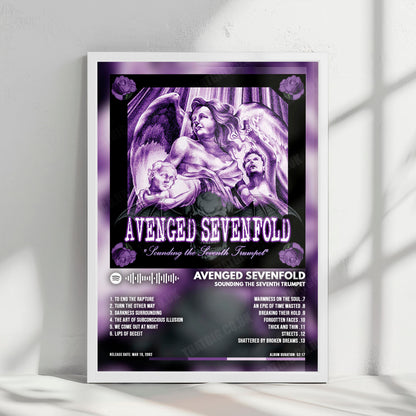 Avenged Sevenfold "Sounding The Seventh Trumpet" Album Cover Poster - with Complete Tracklist