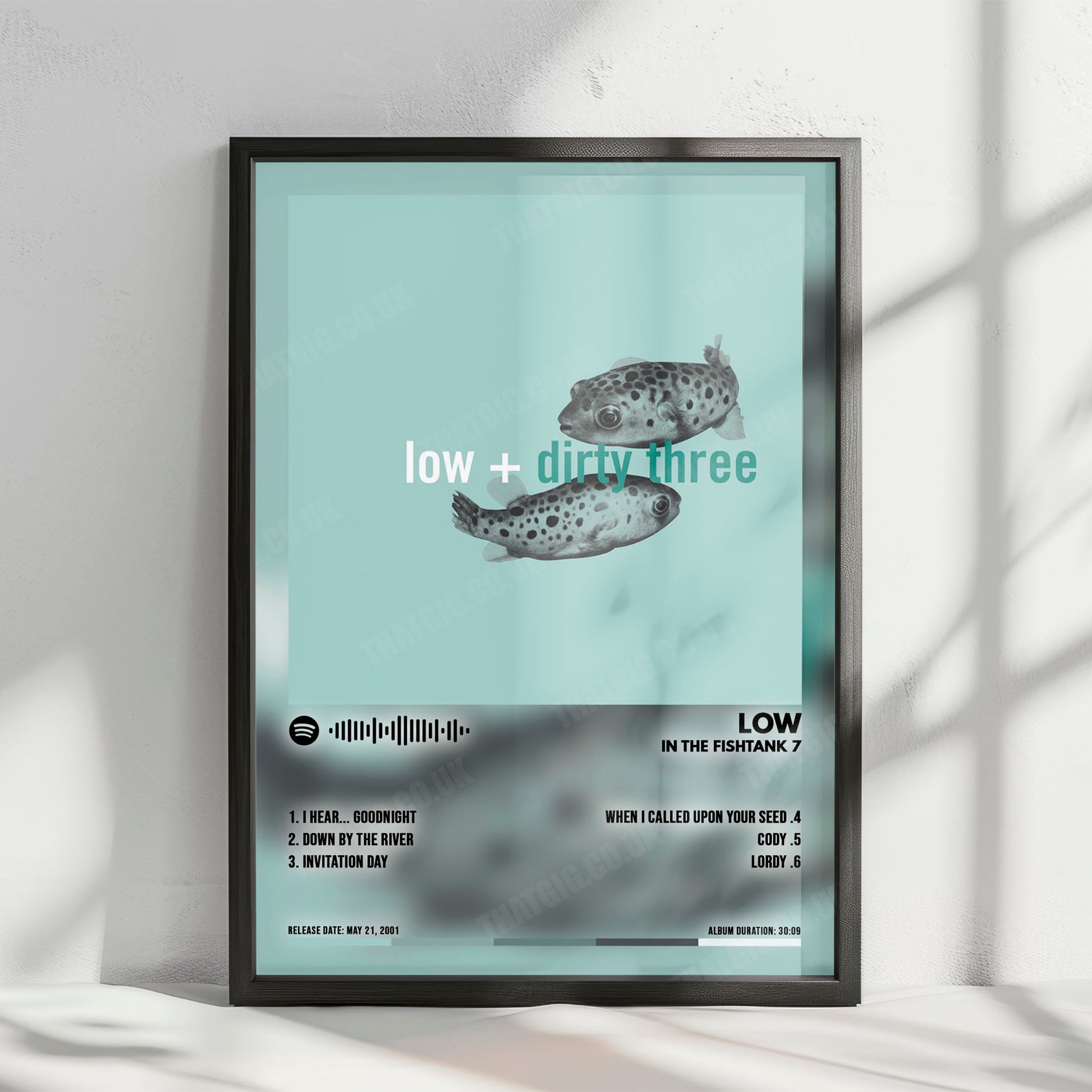 Low "In The Fishtank 7" Album Cover Poster - with Complete Tracklist