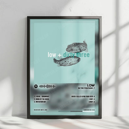 Low "In The Fishtank 7" Album Cover Poster - with Complete Tracklist