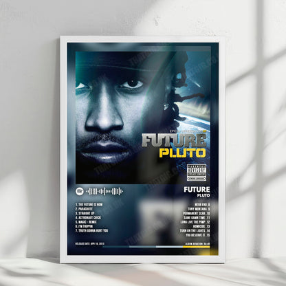 Future "Pluto" Album Cover Poster - with Complete Tracklist