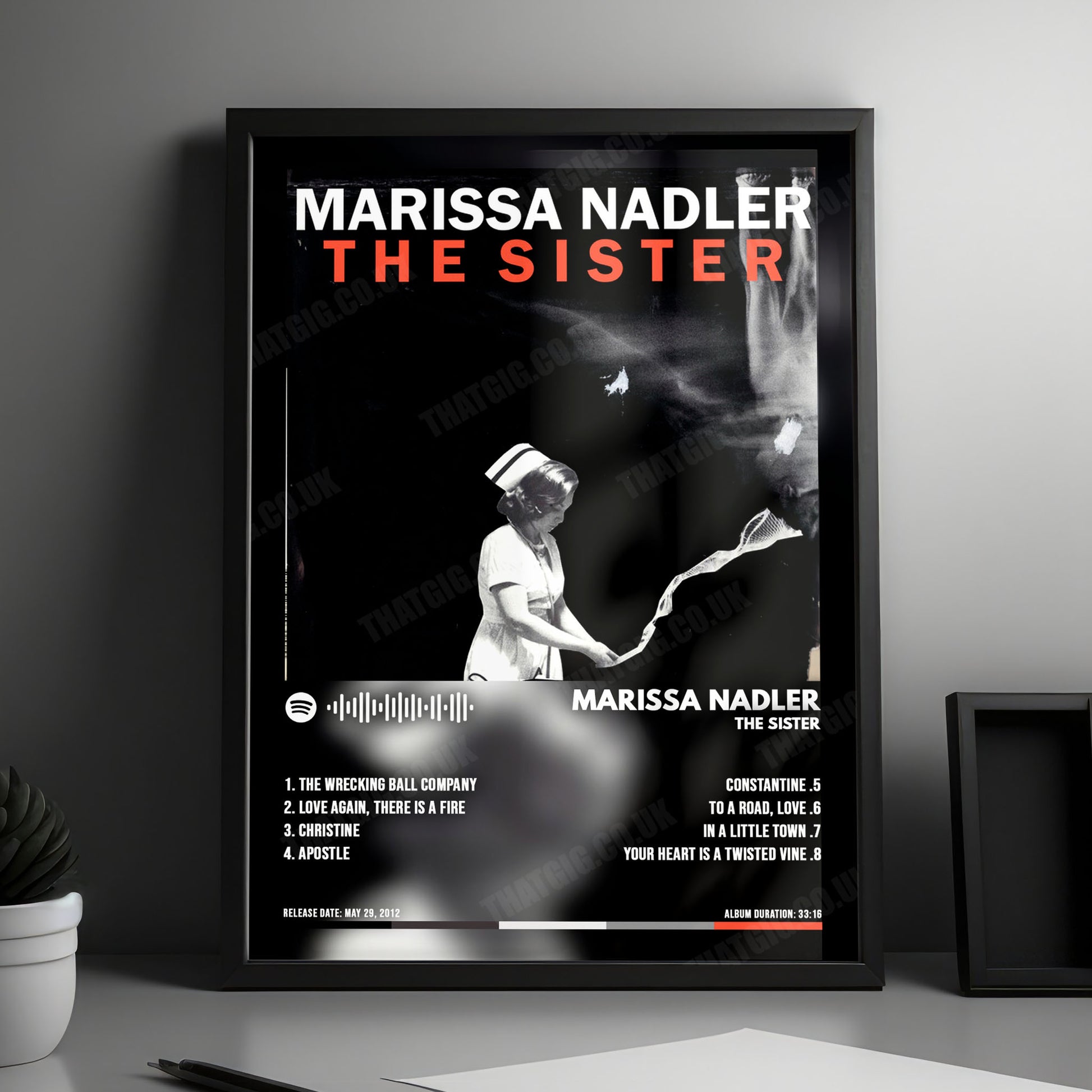 Marissa Nadler "The Sister" Album Cover Poster - with Complete Tracklist