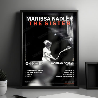 Marissa Nadler "The Sister" Album Cover Poster - with Complete Tracklist