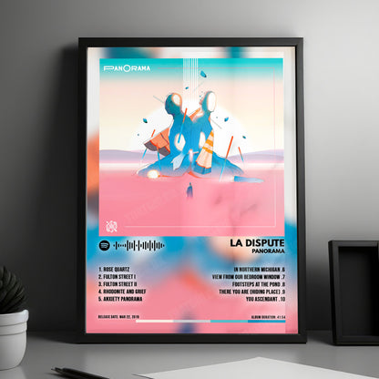 La Dispute "Panorama" Album Cover Poster - with Complete Tracklist