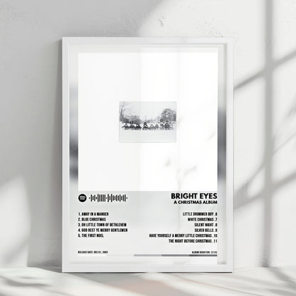 Bright Eyes "A Christmas Album" Album Cover Poster - with Complete Tracklist