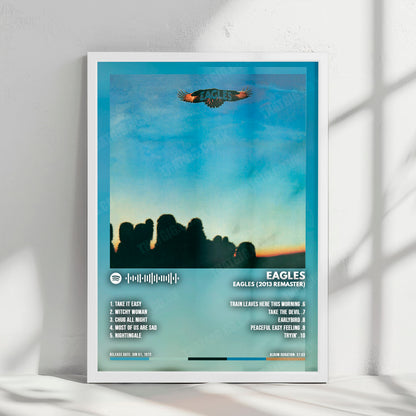 Eagles "Eagles (2013 Remaster)" Album Cover Poster - with Complete Tracklist