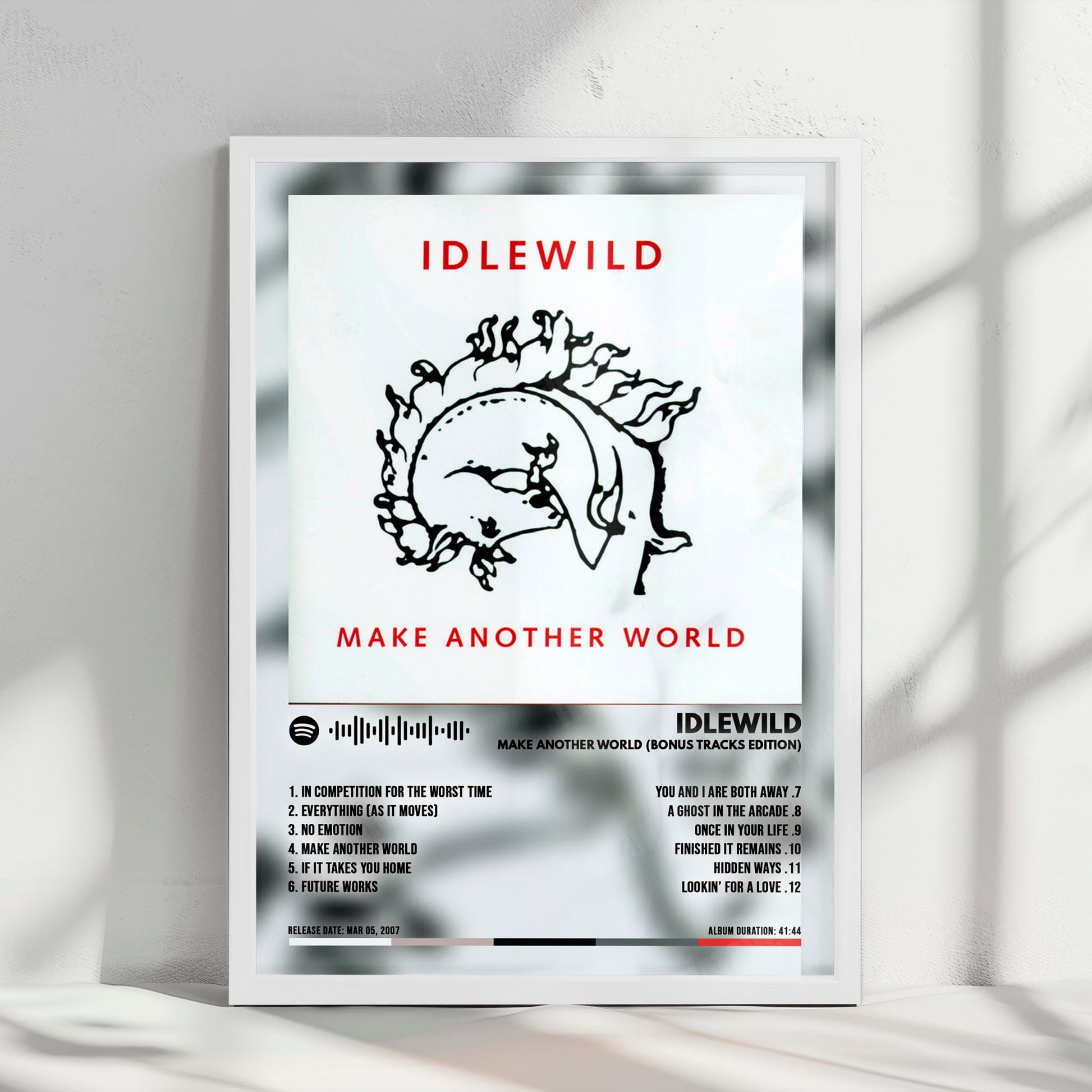 Idlewild "Make Another World (Bonus Tracks Edition)" Album Cover Poster - with Complete Tracklist