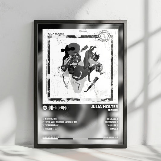 Julia Holter "Tragedy" Album Cover Poster - with Complete Tracklist